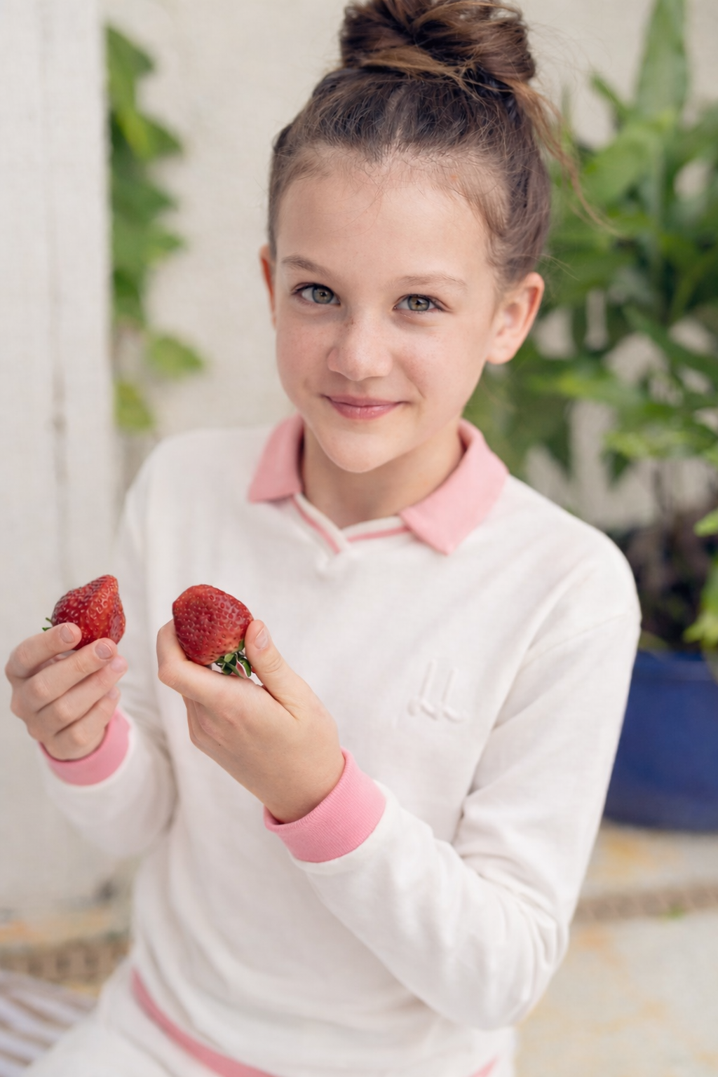 Pink Polo Embossed Pajama