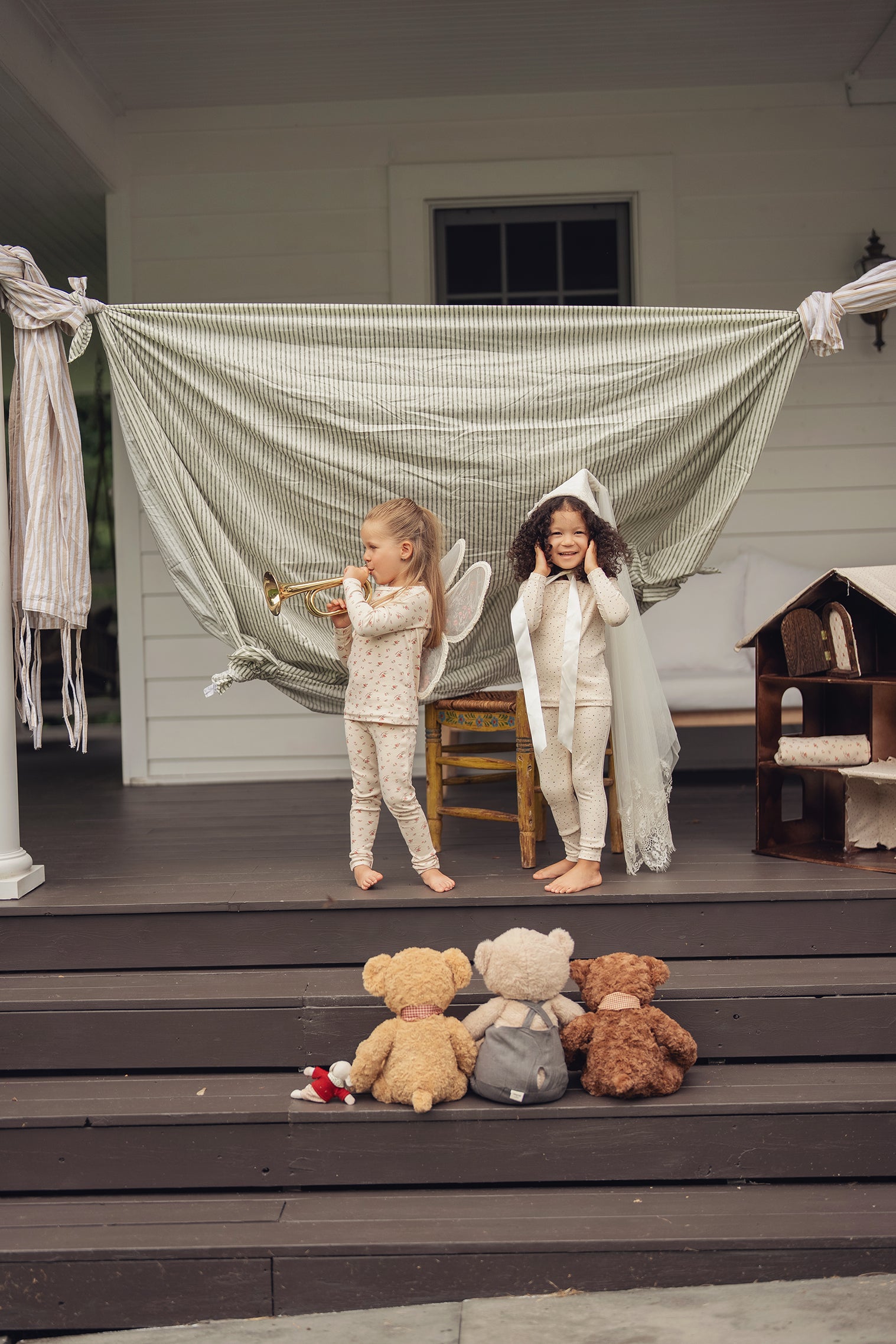 Taupe Vintage Dots Pajama