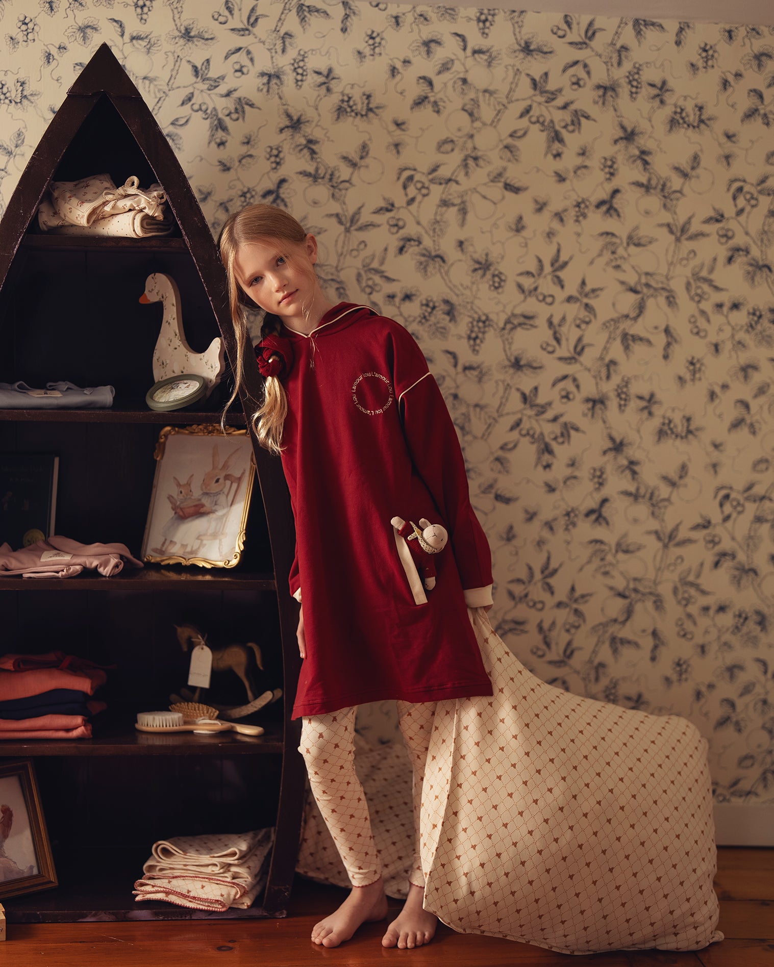 Deep Red Comfy Robe PRE-ORDER