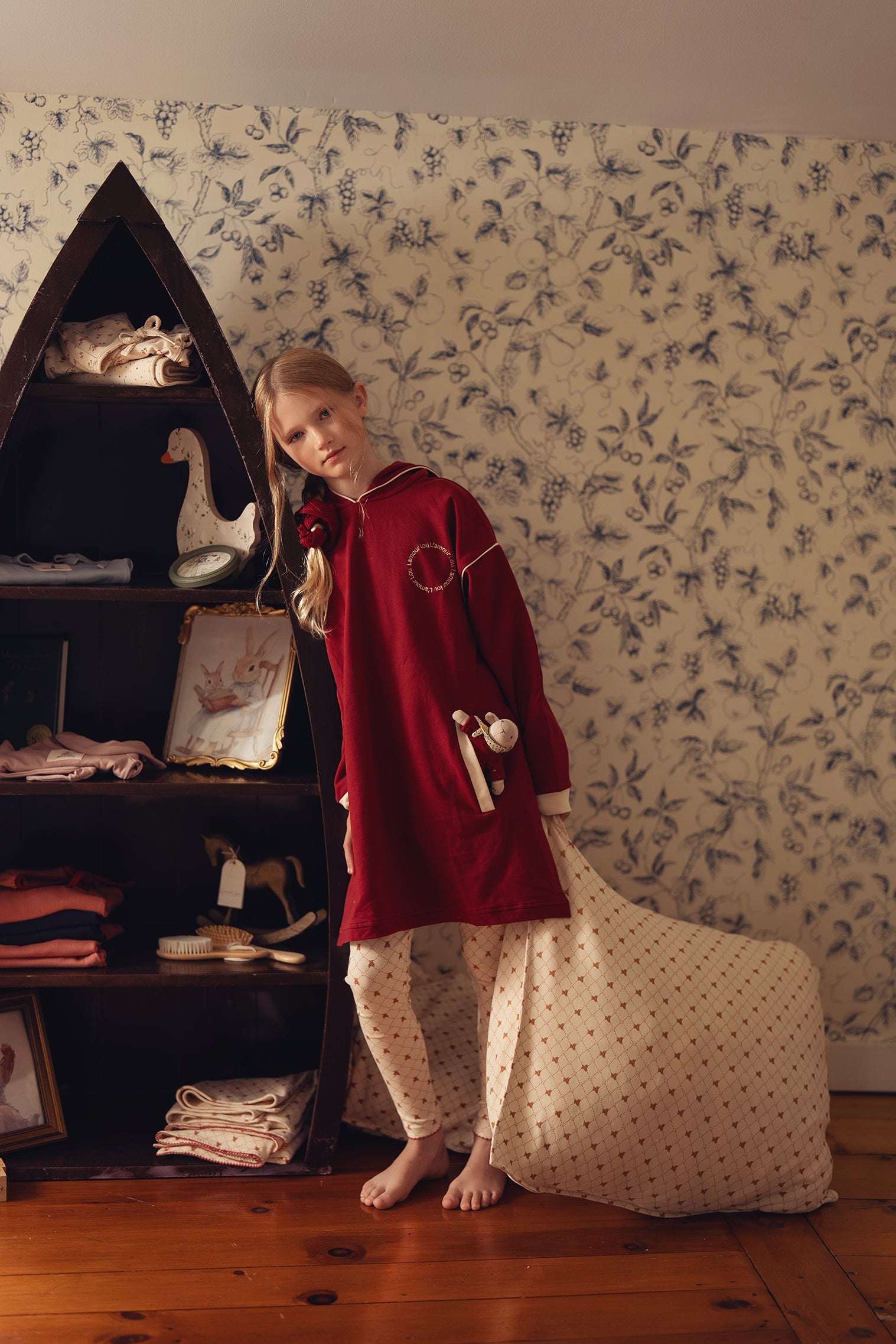 Deep Red Comfy Robe PRE-ORDER