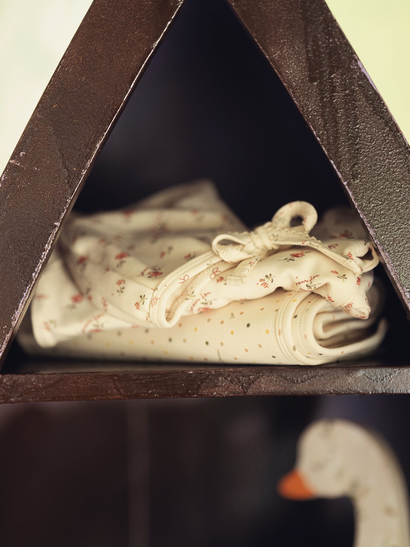 Taupe Vintage Dots Blanket
