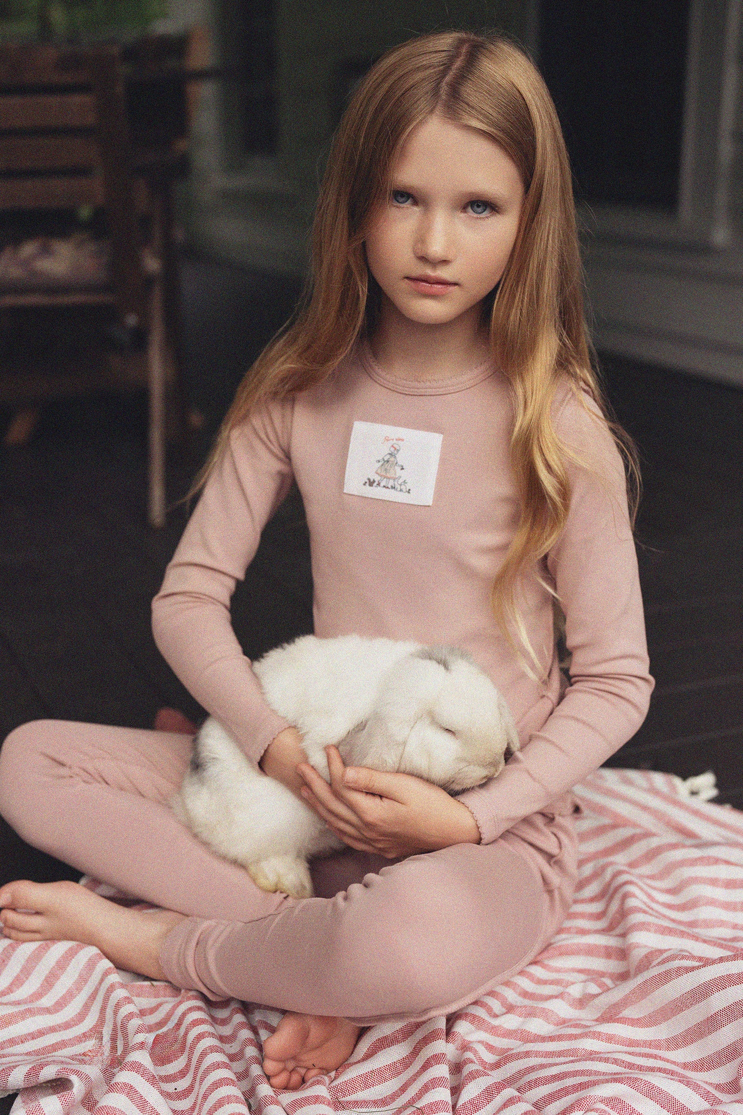 Dusty Rose Sweet Patch Pajama