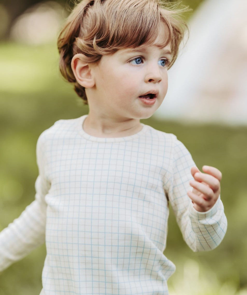 Blue Plaid Pajama