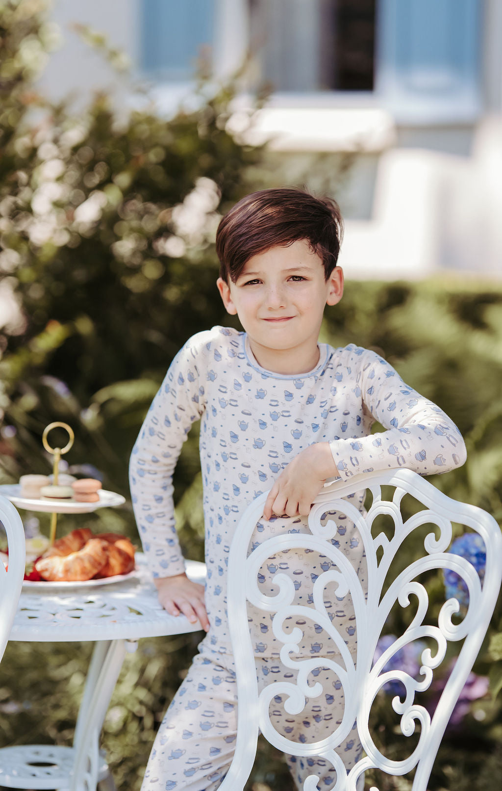 Blue Tea Party Pajama