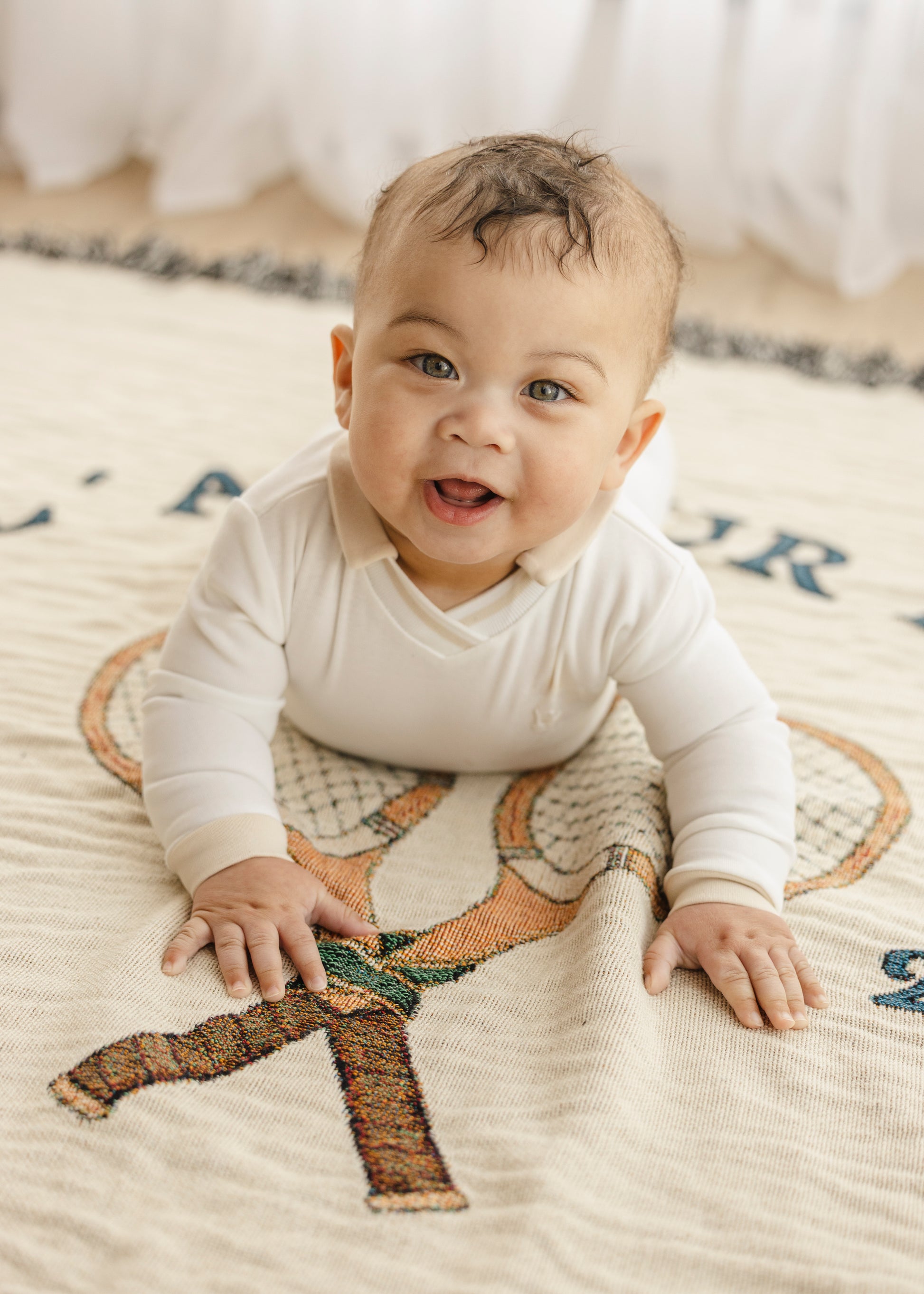 Sand Polo Embossed Footie