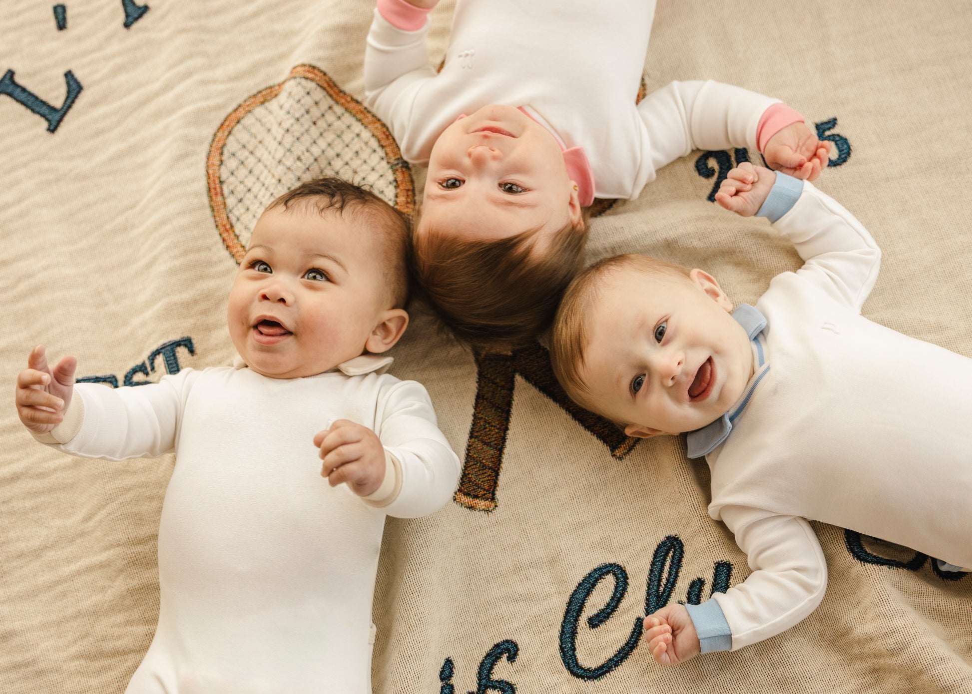 Pink Polo Embossed Footie