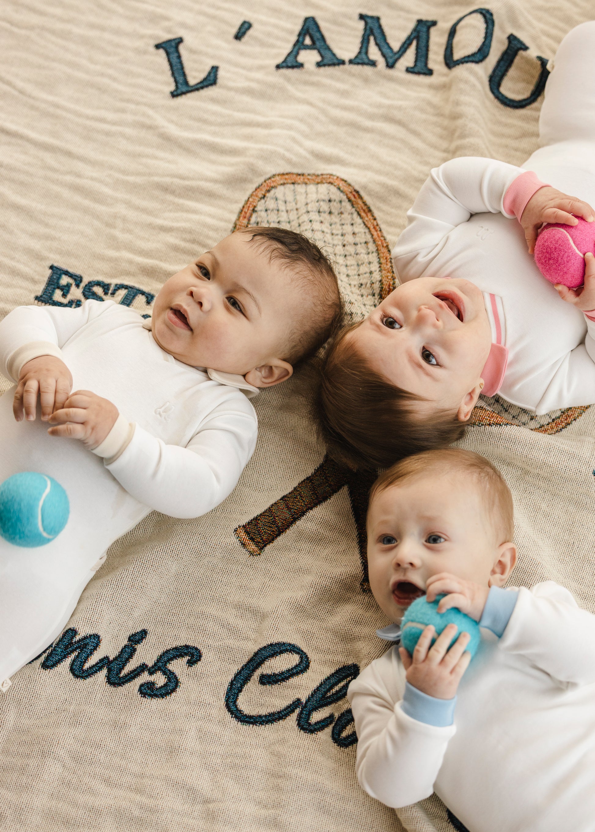 Blue Polo Embossed Footie