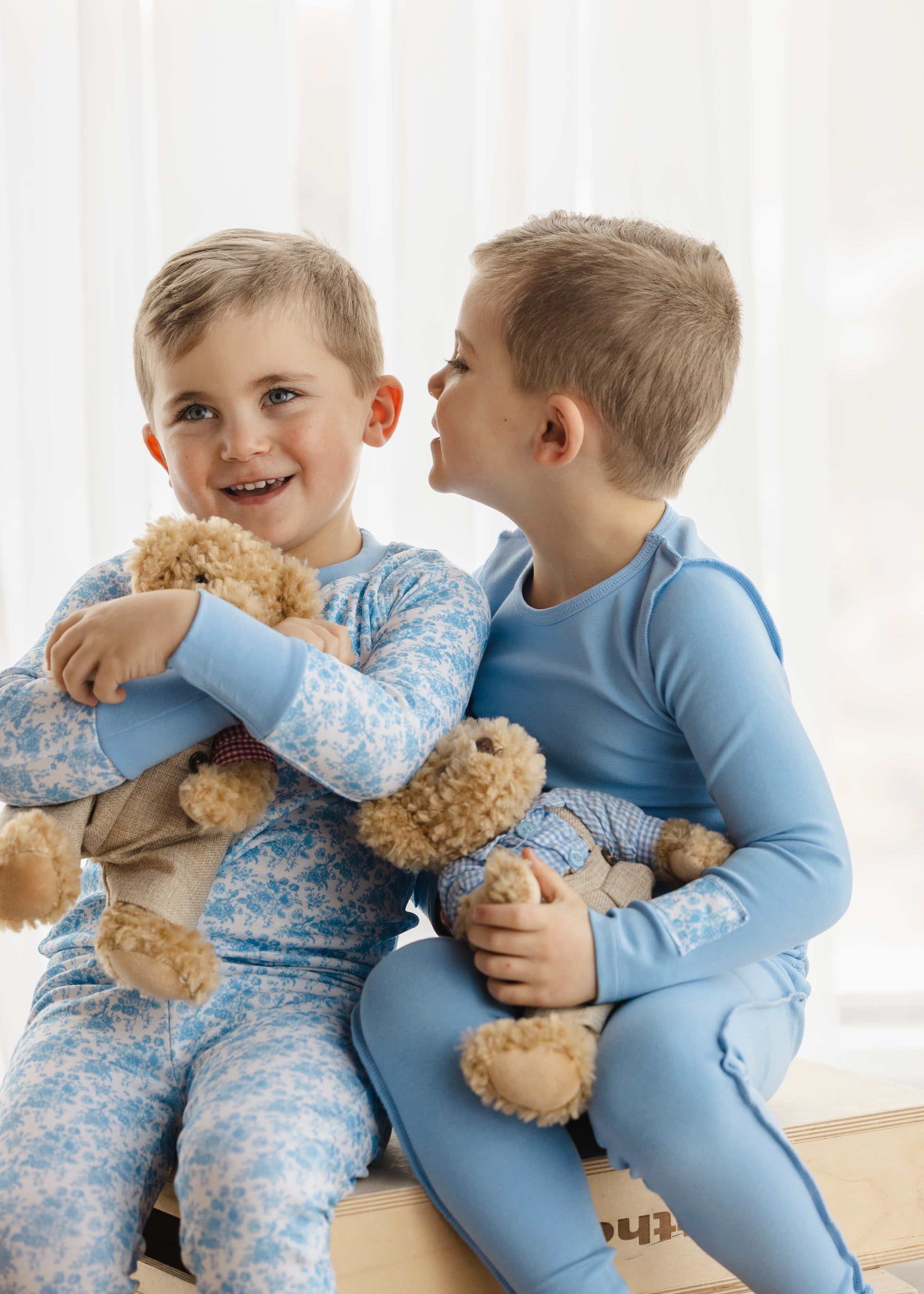 Crystal Blue Toile Pajama