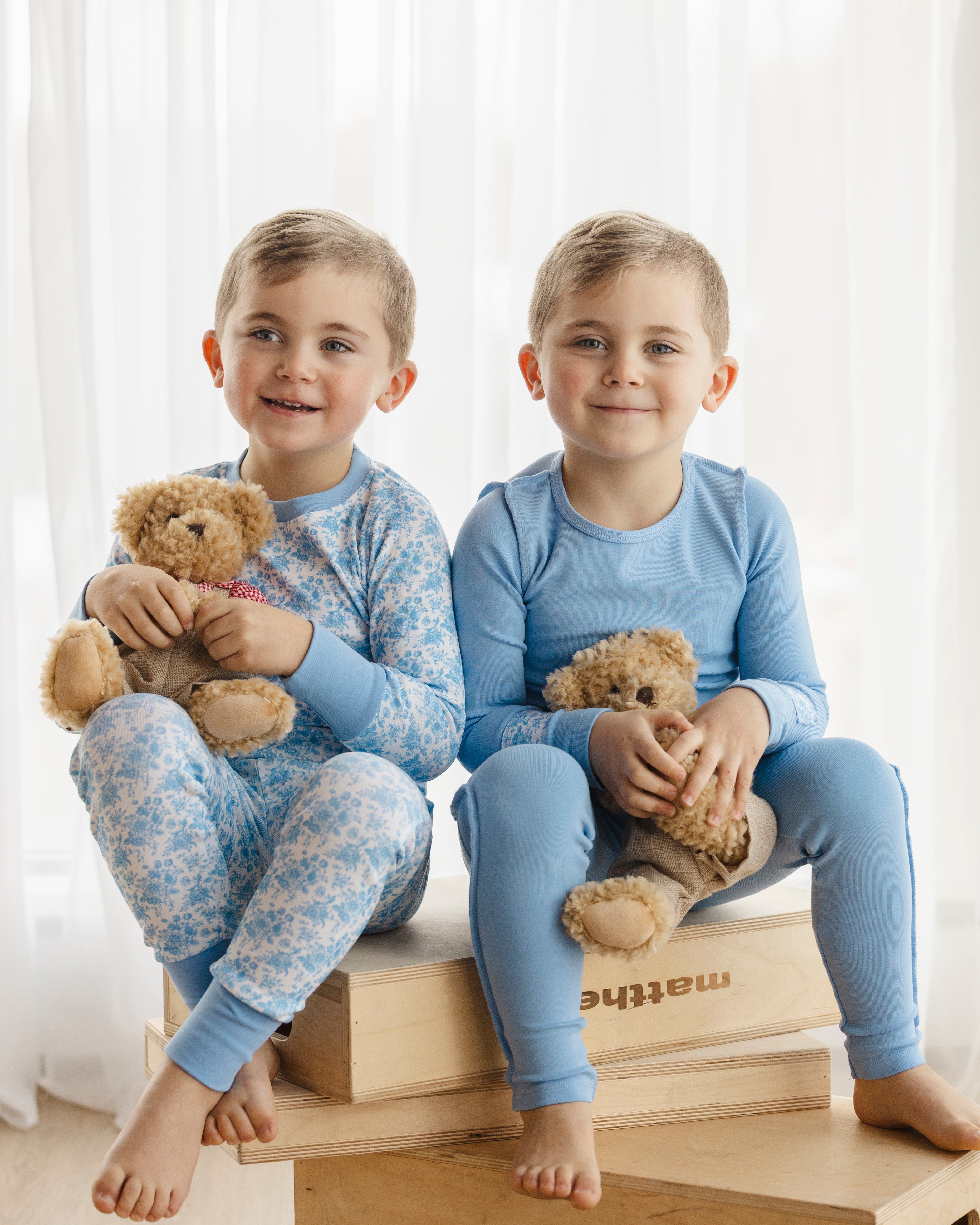 Crystal Blue Toile Pajama