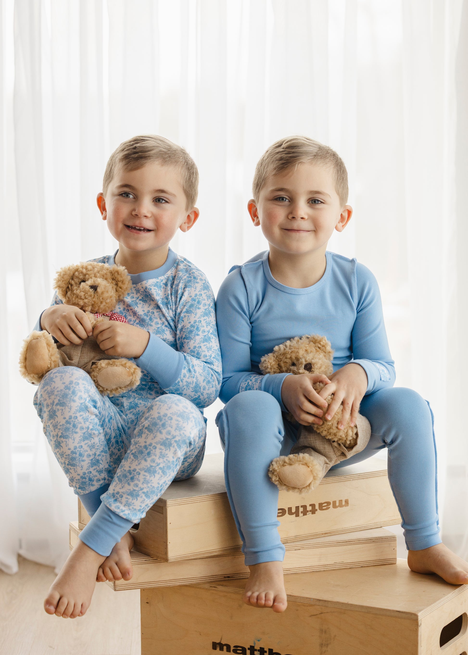 Crystal Blue Toile Pajama