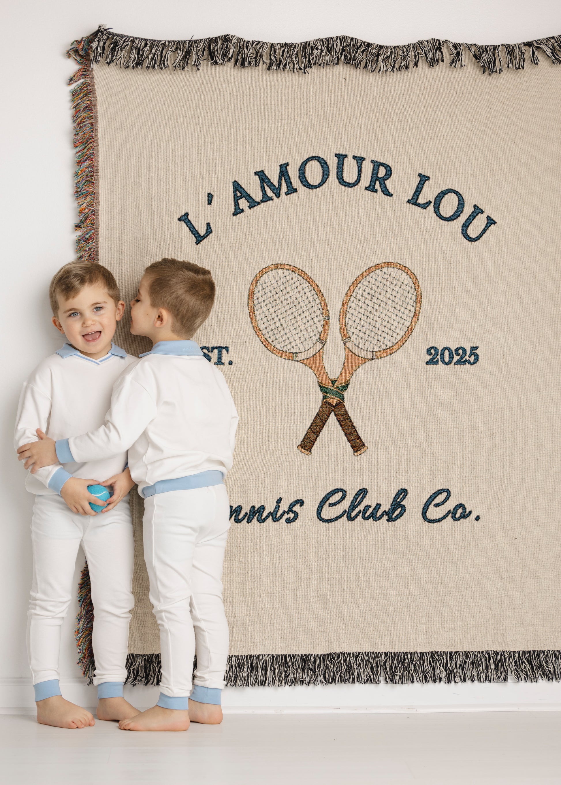 Blue Polo Embossed Pajama