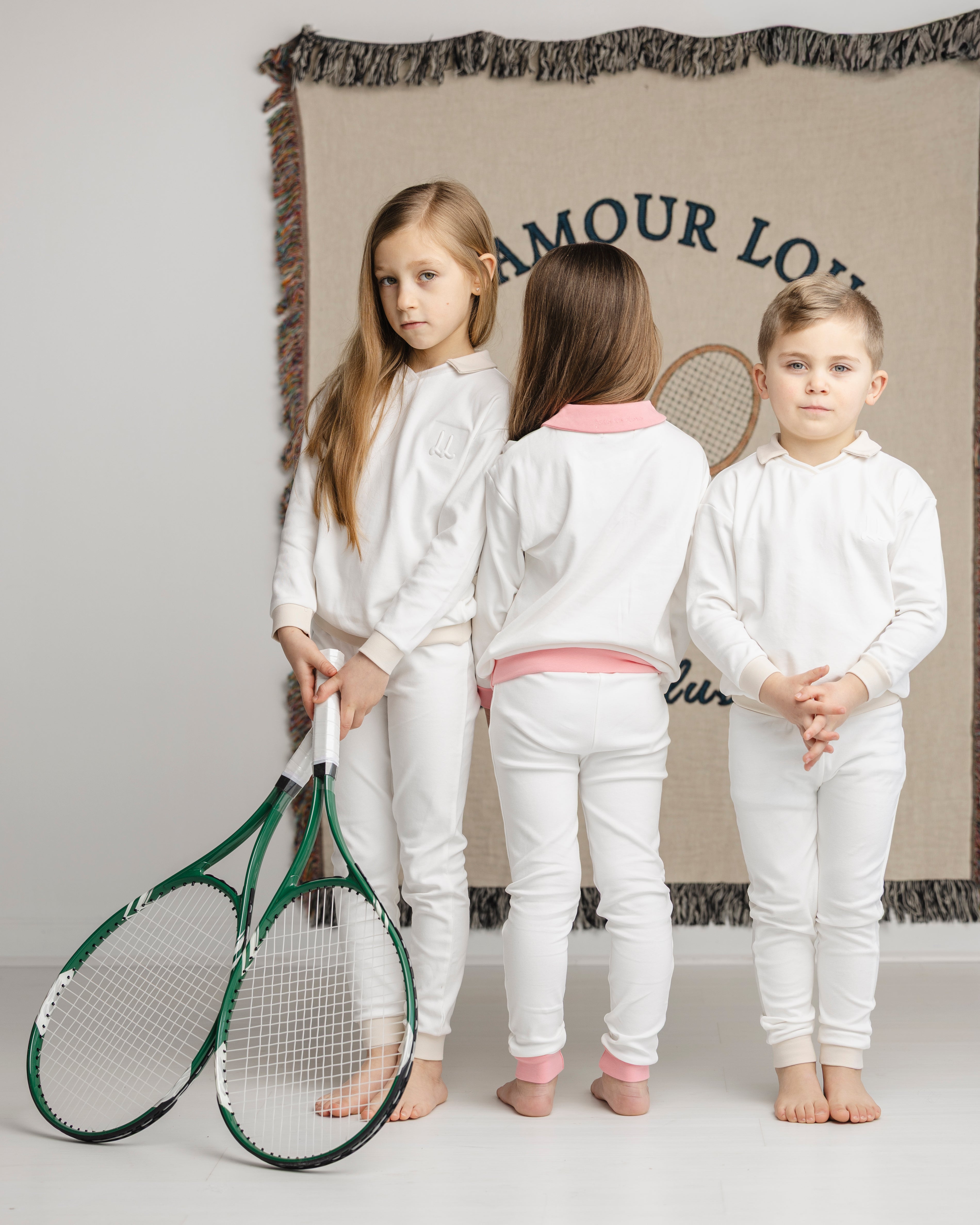 Sand Polo Embossed Pajama