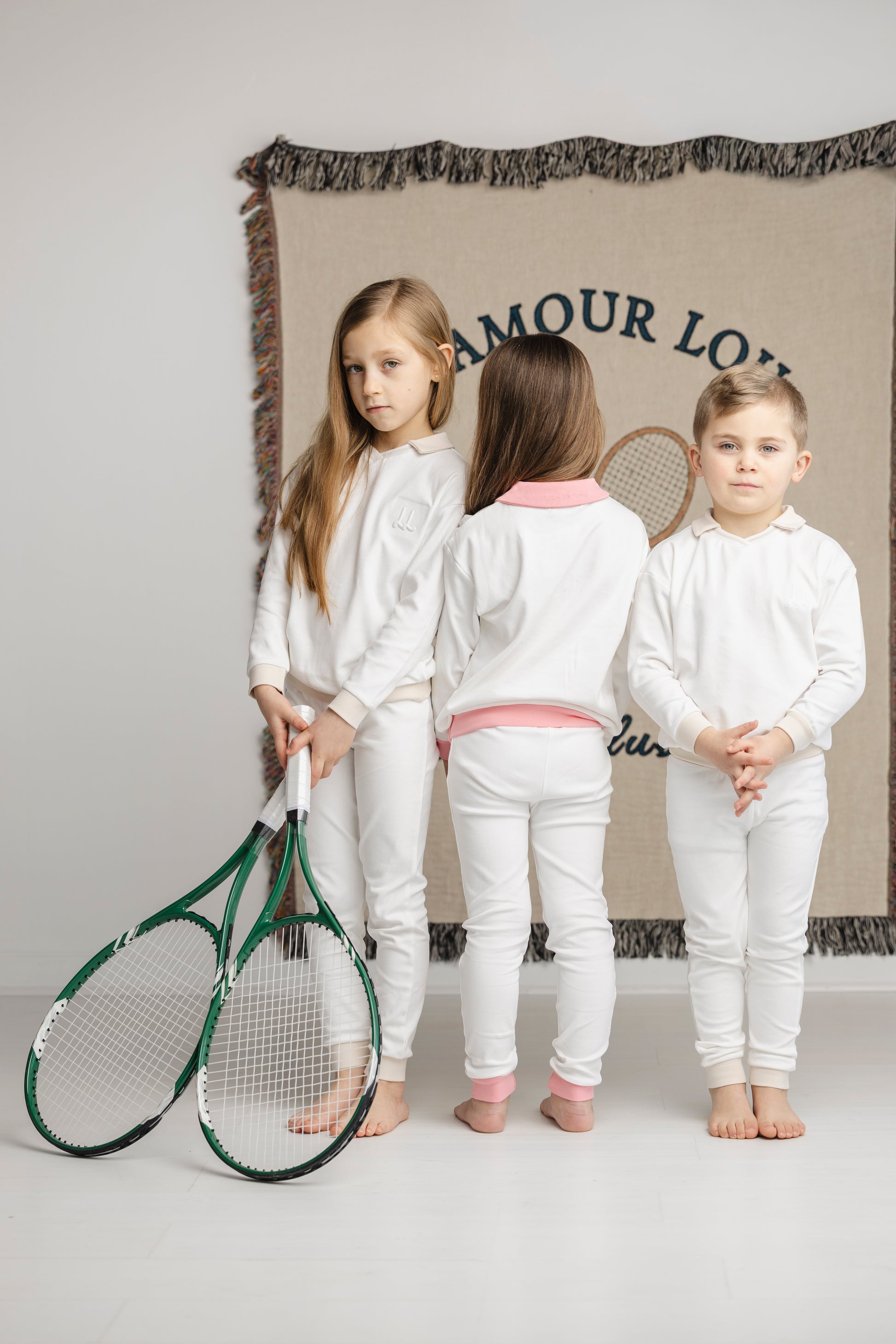 Pink Polo Embossed Pajama