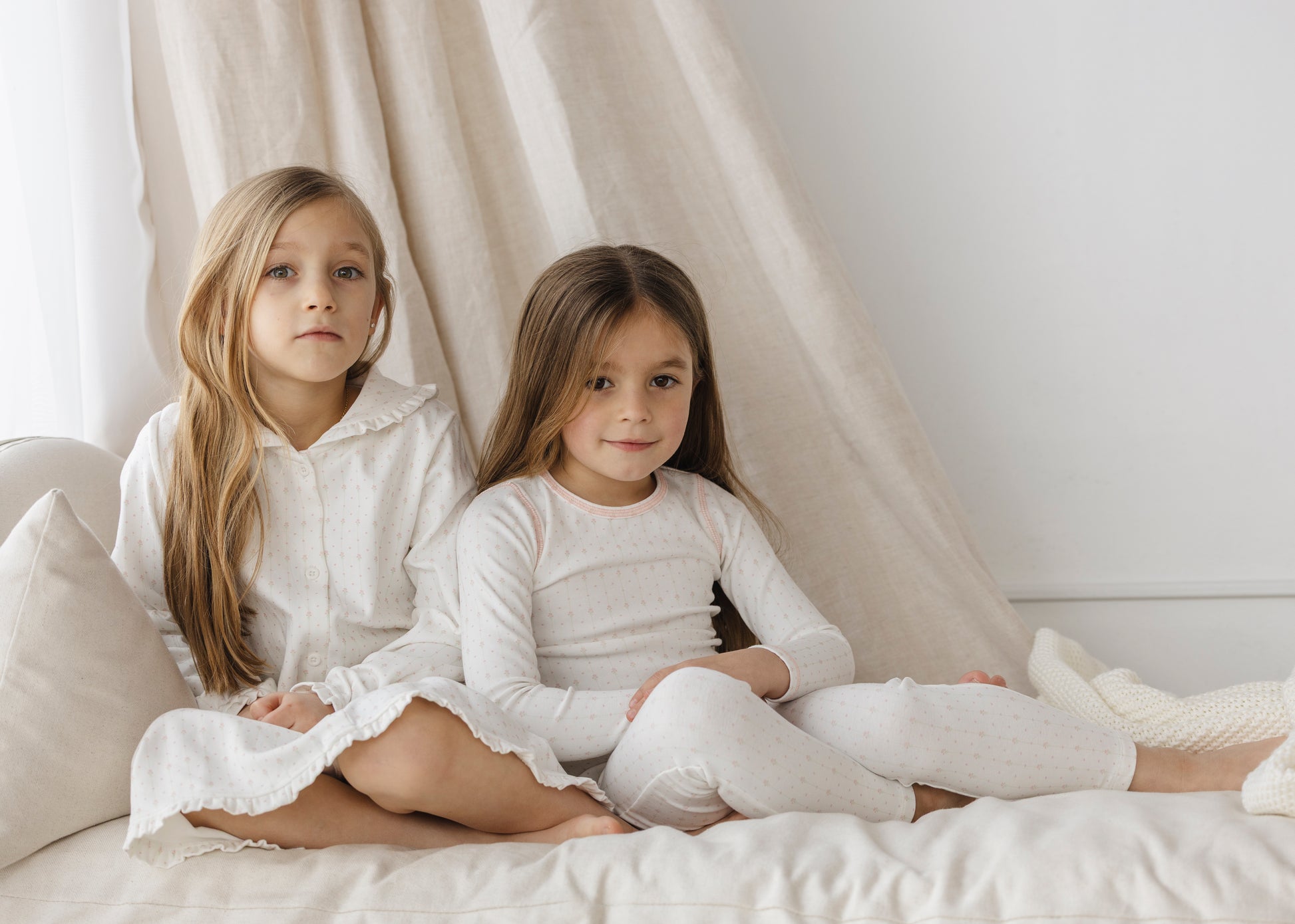 Pink Floral Striped Ruffle Nightgown