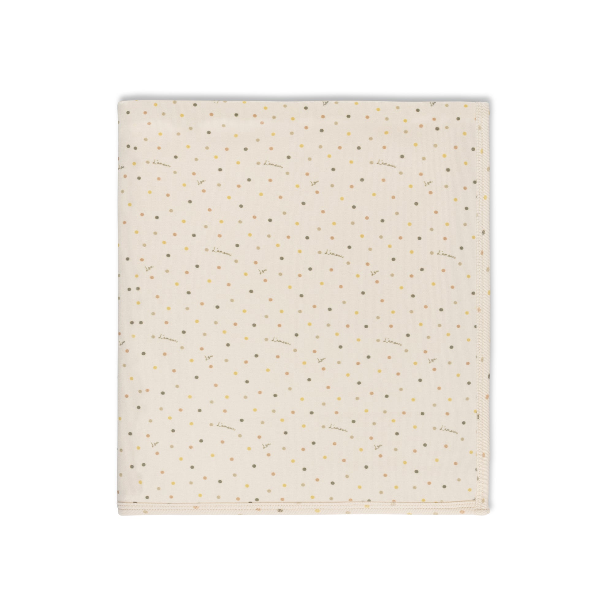 Taupe Vintage Dots Blanket