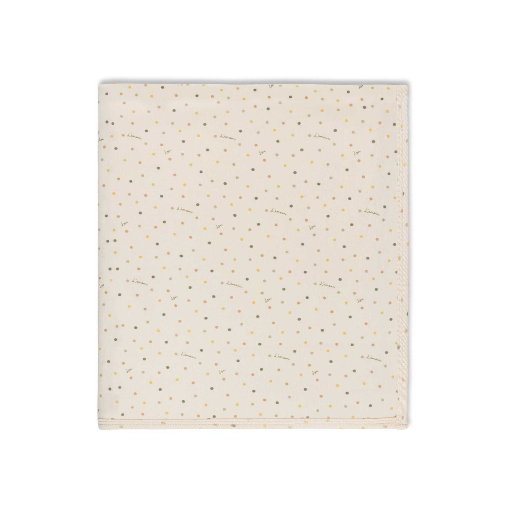 Taupe Vintage Dots Blanket