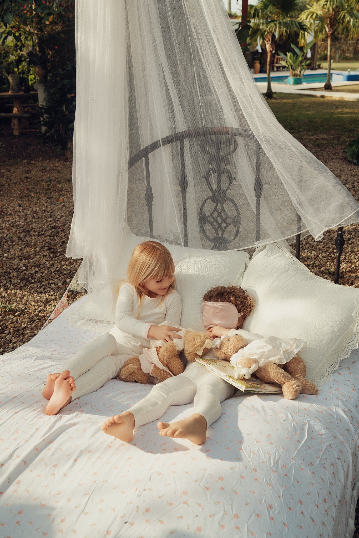 Pink Floral Striped Pajama