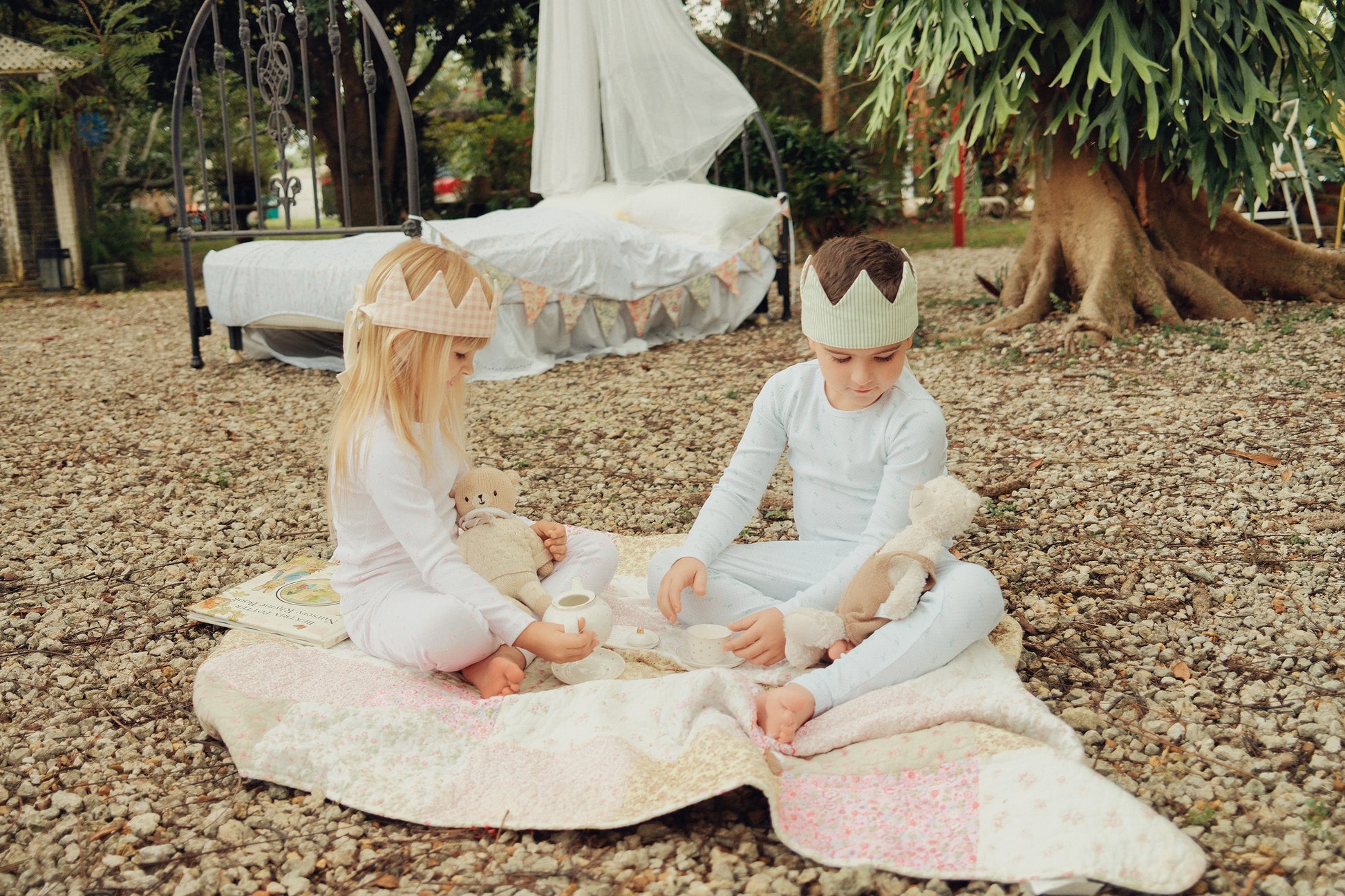 Spearmint Checkerboard Cherry Pajama