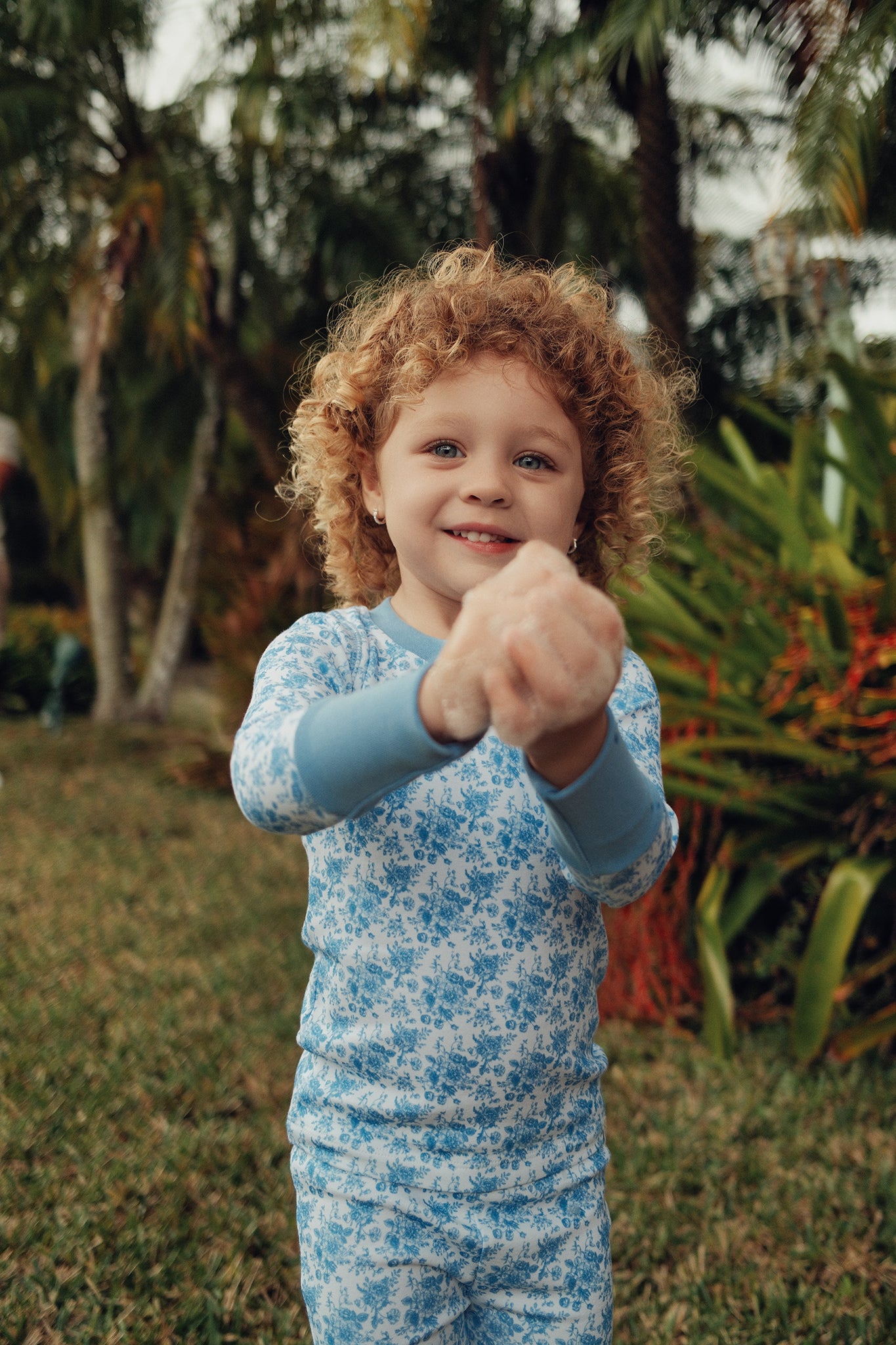 Crystal Blue Toile Pajama