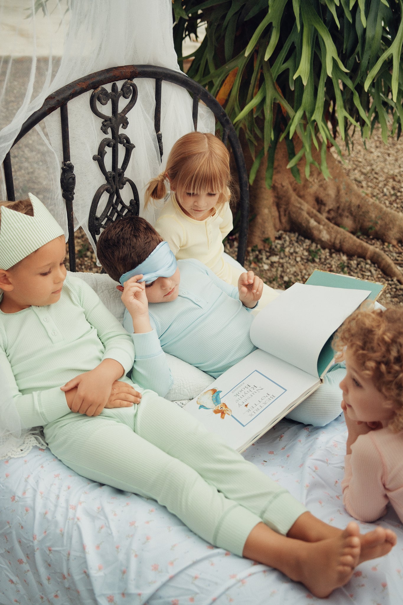 Lemon Ice Ribbed Henley Pajama