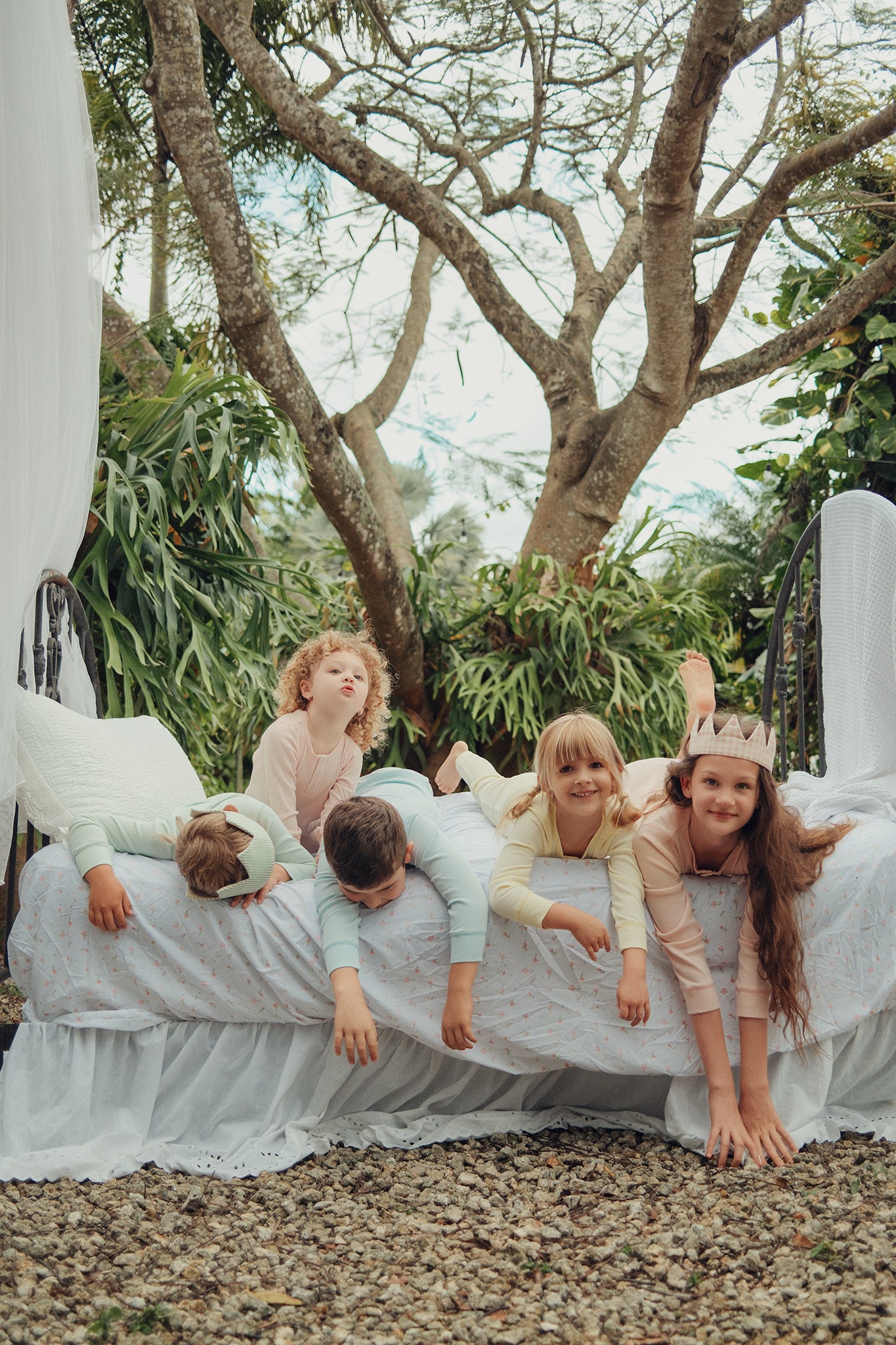 Pastel Pink Ribbed Henley Pajama