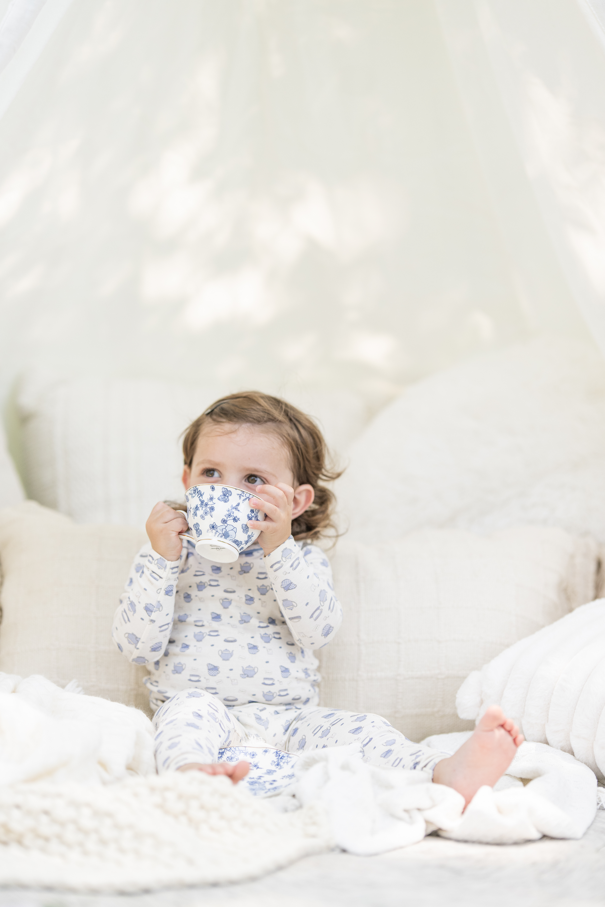 Blue Tea Party Pajama