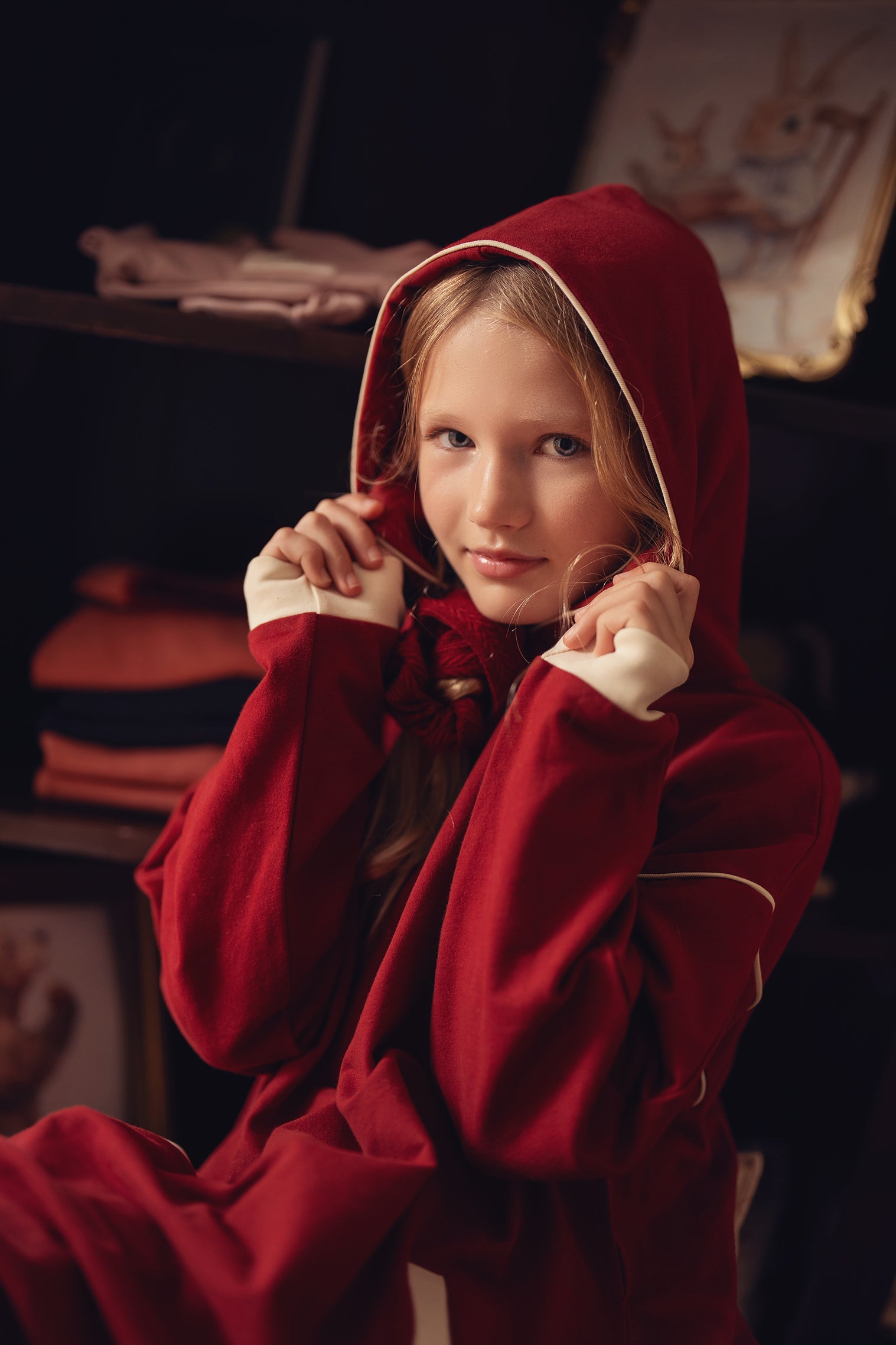 Deep Red Comfy Robe PRE-ORDER
