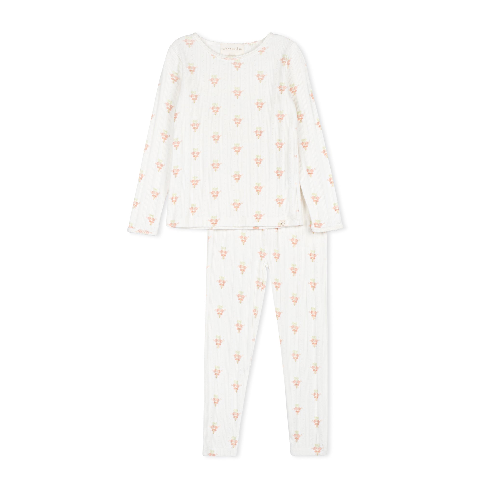 Flower Bouquet Pointelle Pajama