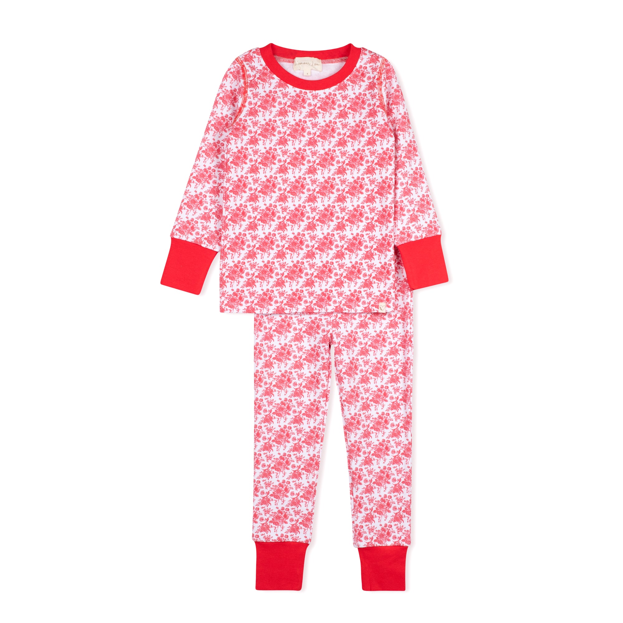 Candy Red Toile Pajama