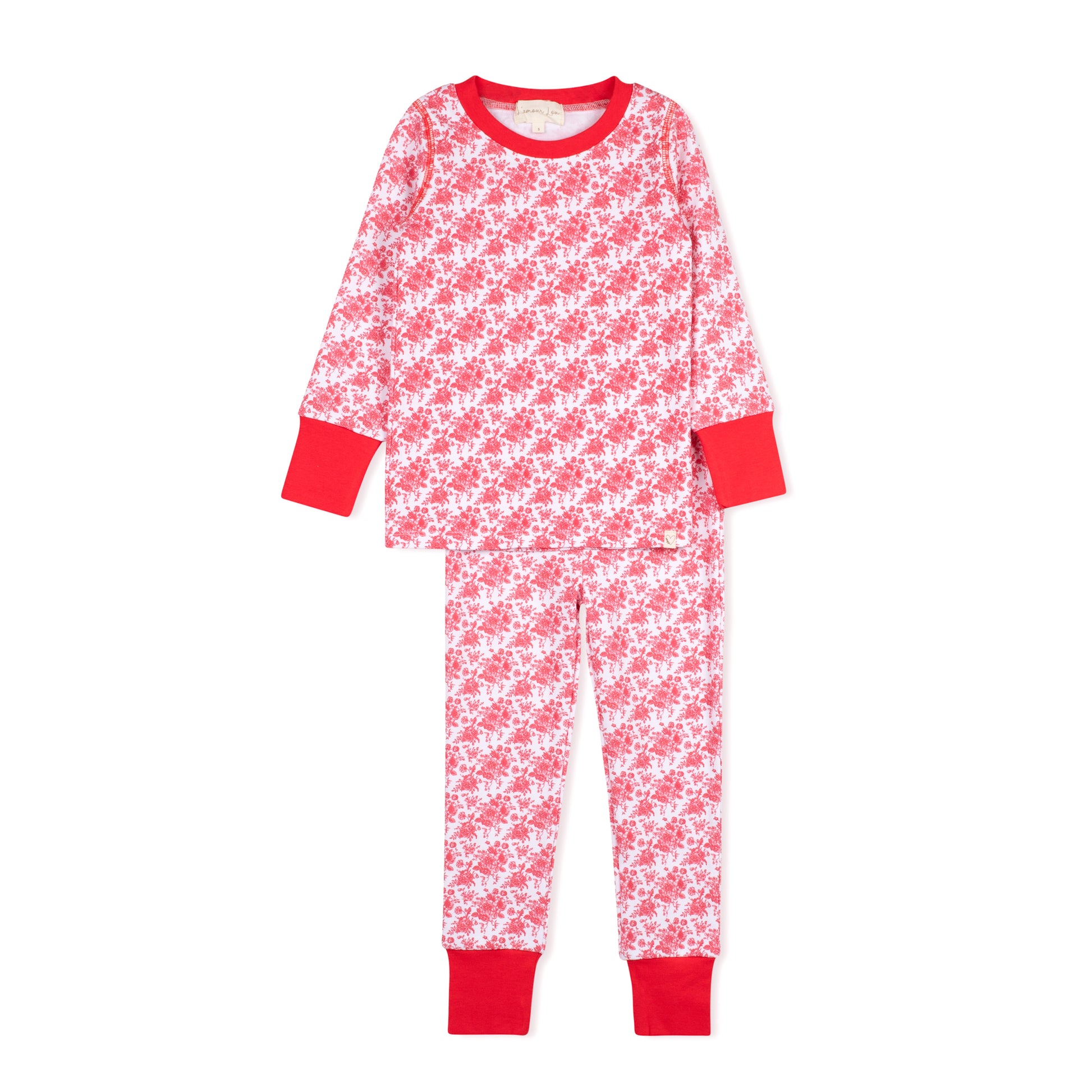 Candy Red Toile Pajama