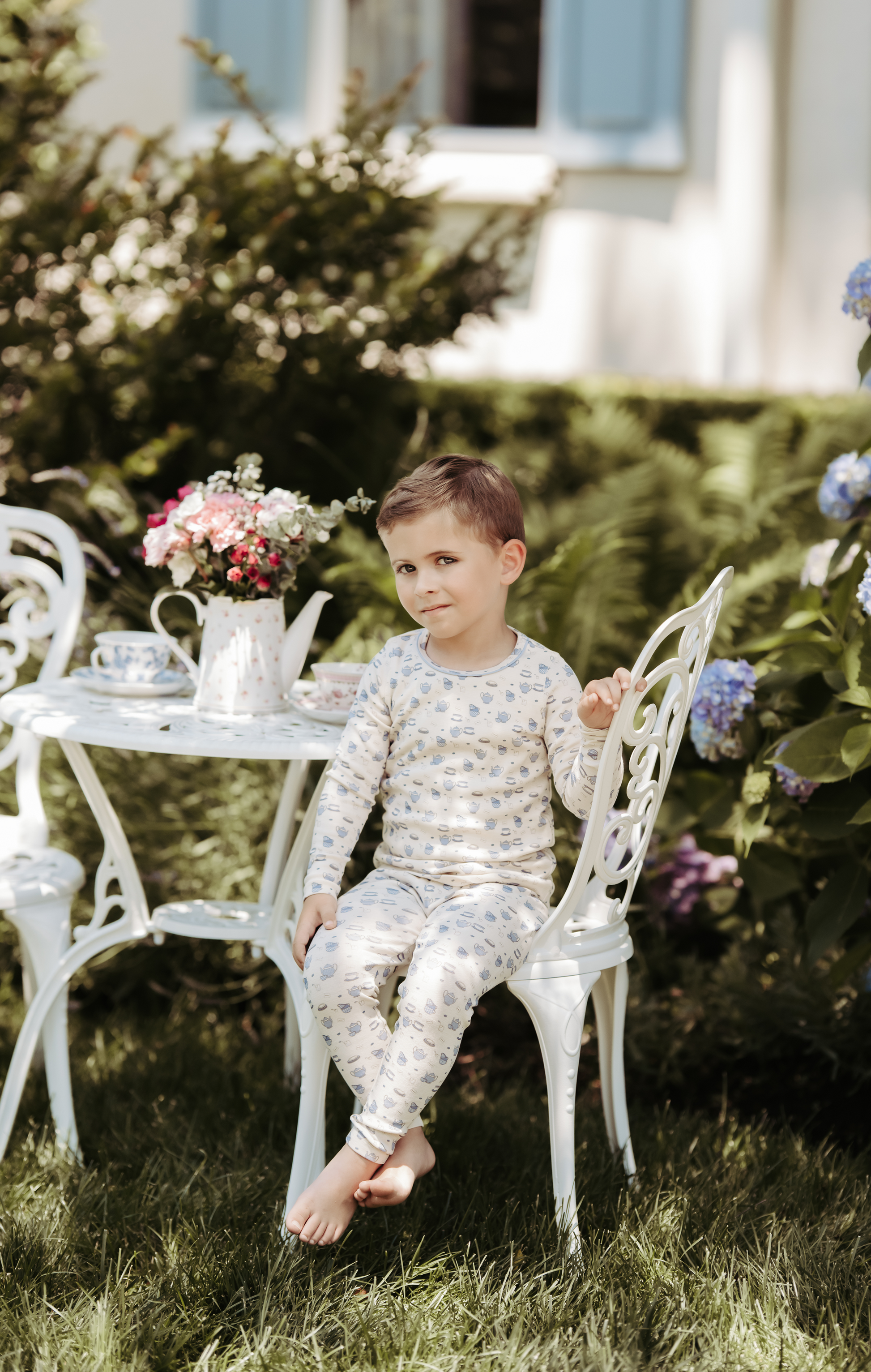 Blue Tea Party Pajama