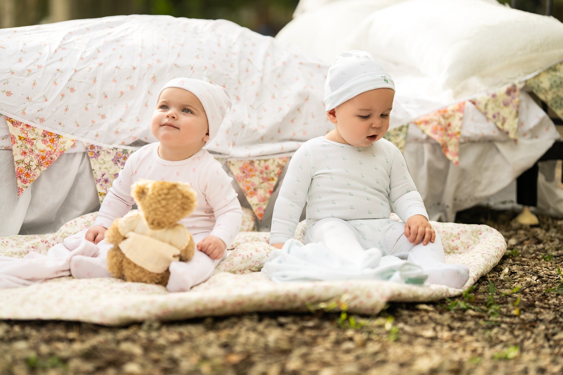 Spearmint Checkerboard Cherry Footie