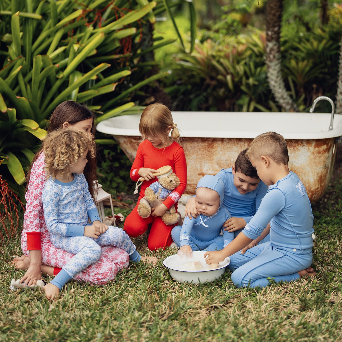 Candy Red Inside Seams Patch Pajama