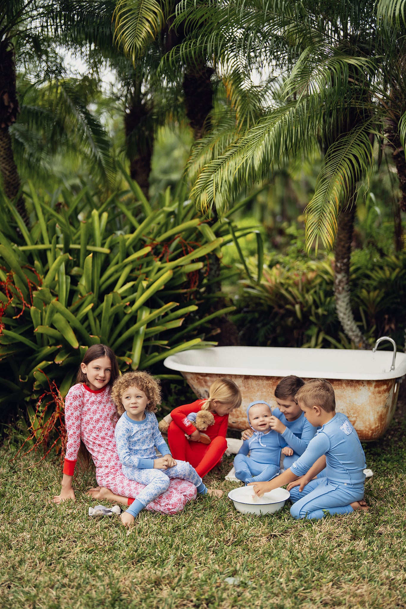 Crystal Blue Toile Pajama