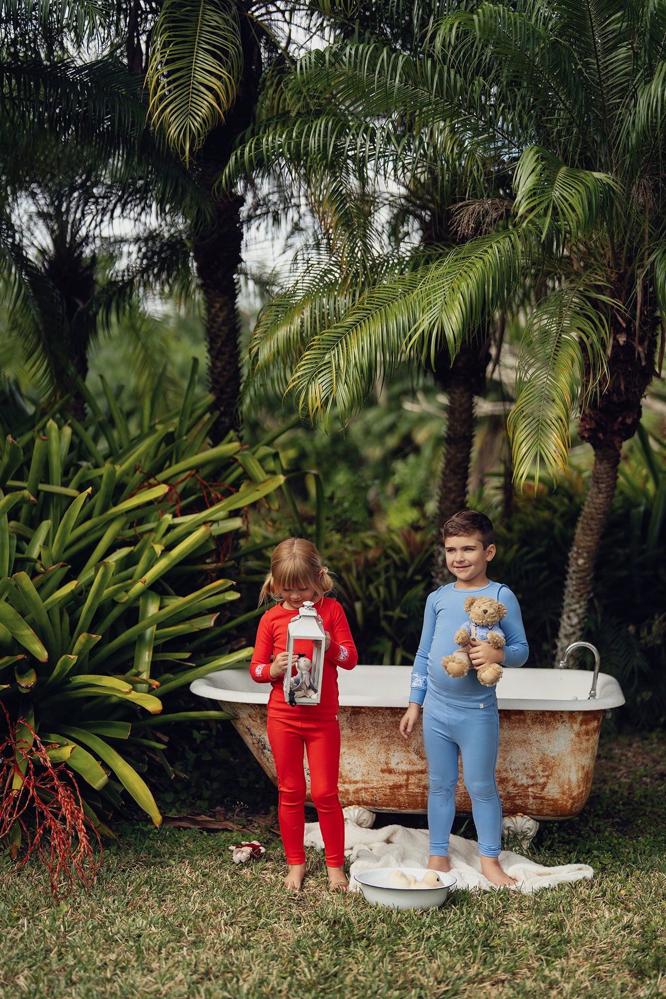 Candy Red Inside Seams Patch Pajama