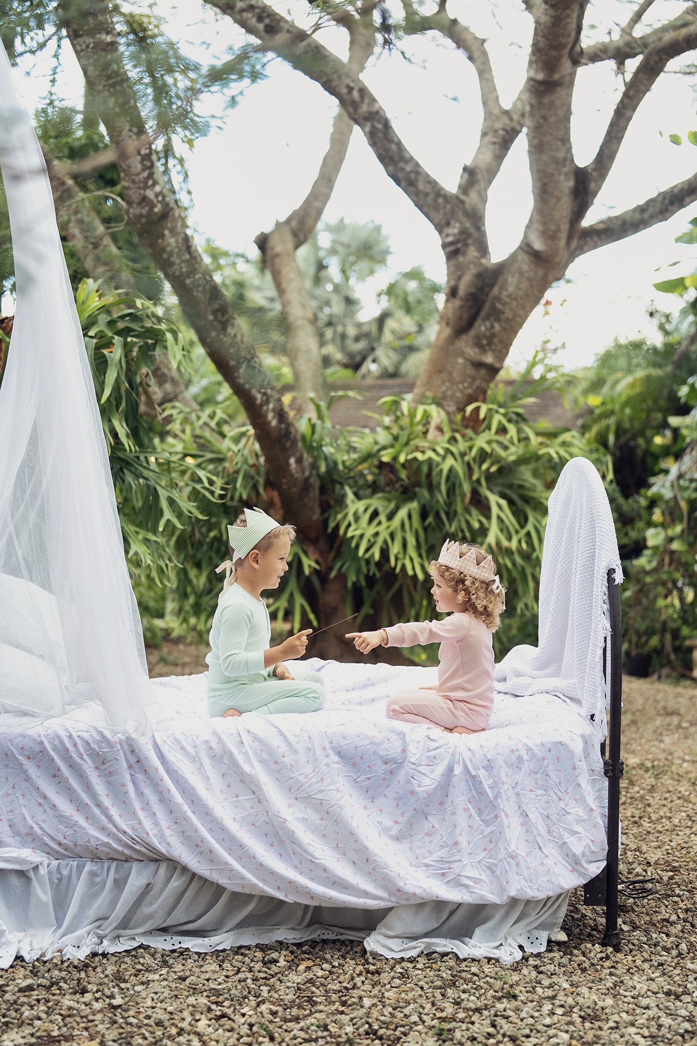 Spearmint Ribbed Henley Pajama