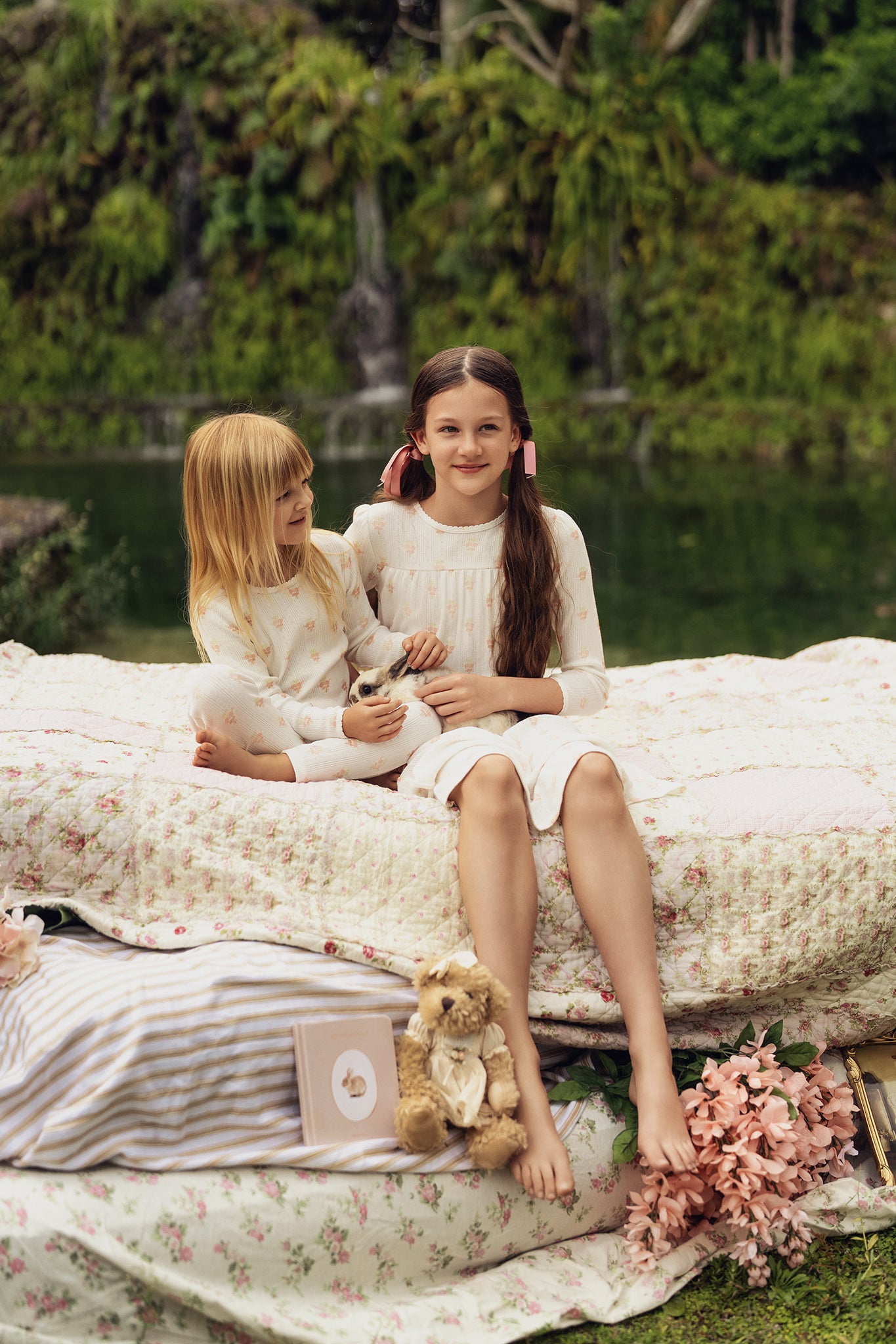 Flower Bouquet Pointelle Nightgown