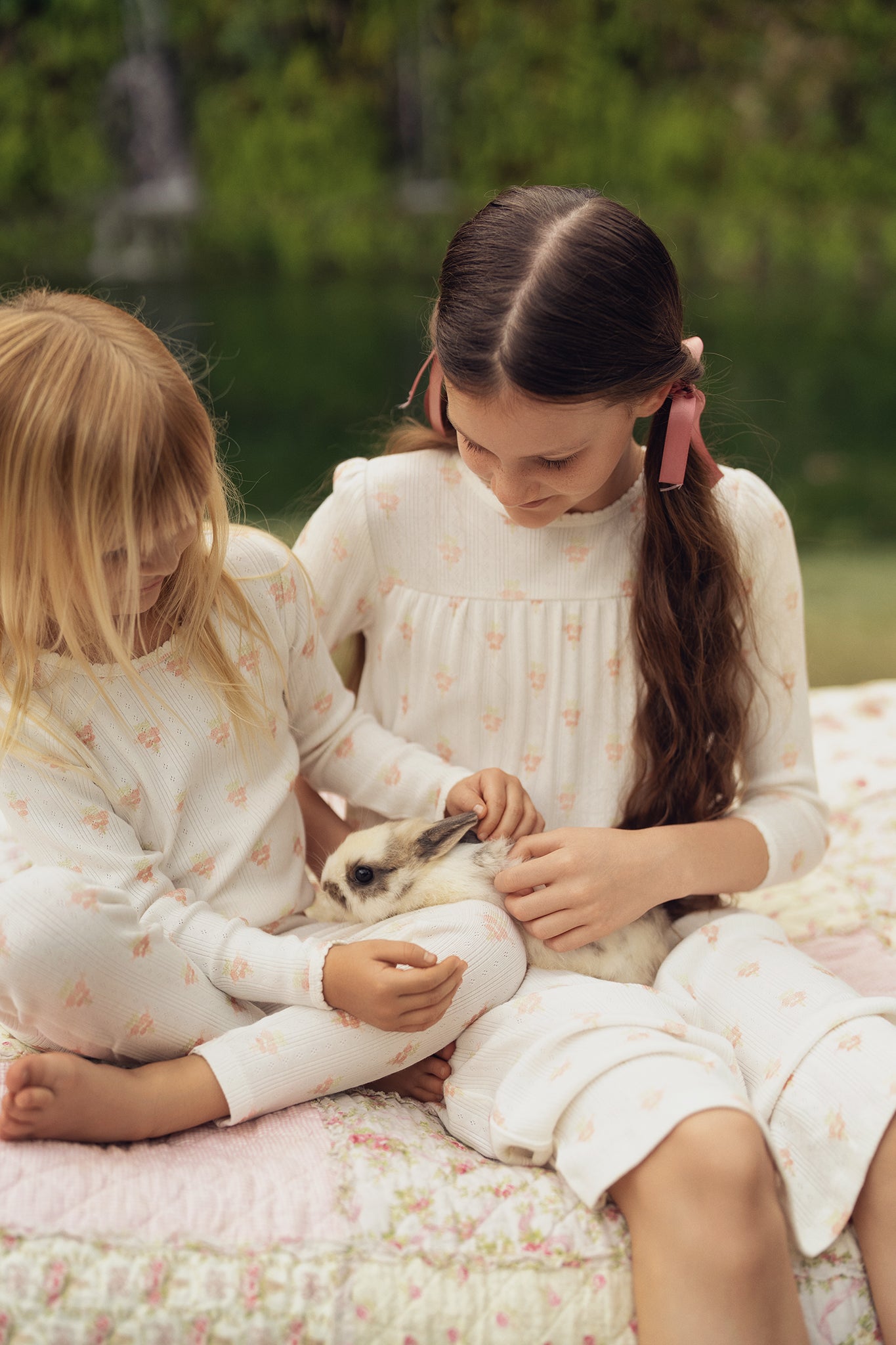 Flower Bouquet Pointelle Pajama