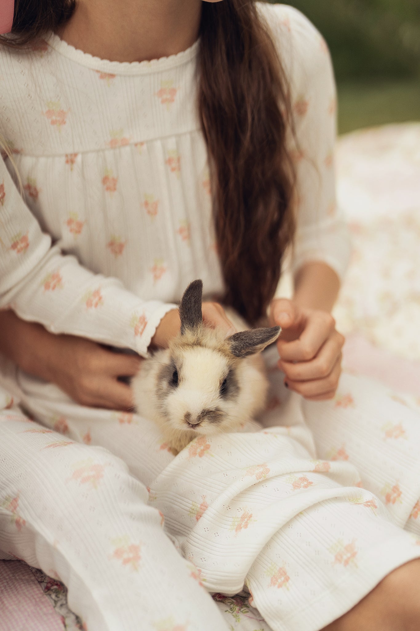 Flower Bouquet Pointelle Nightgown