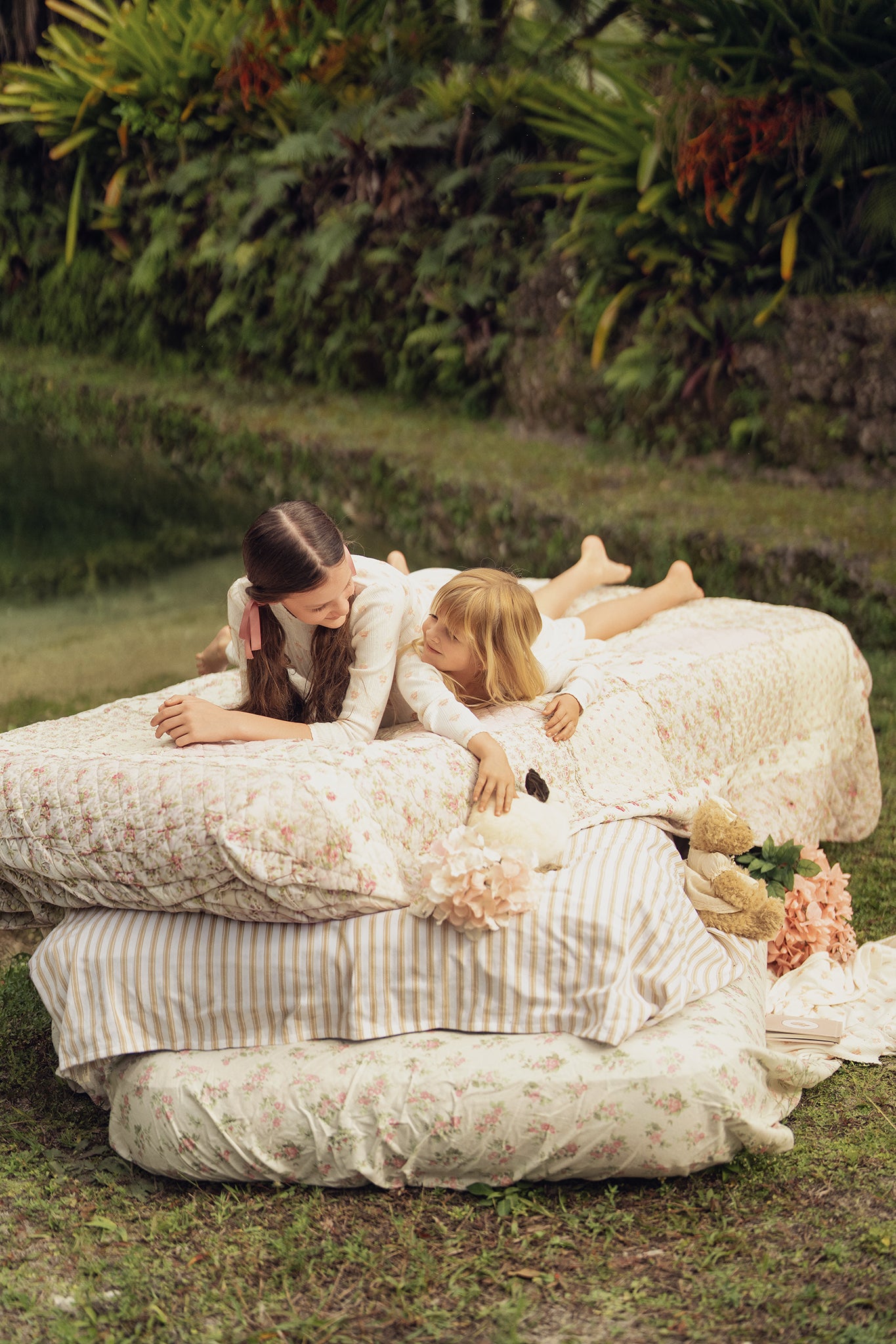 Flower Bouquet Pointelle Pajama