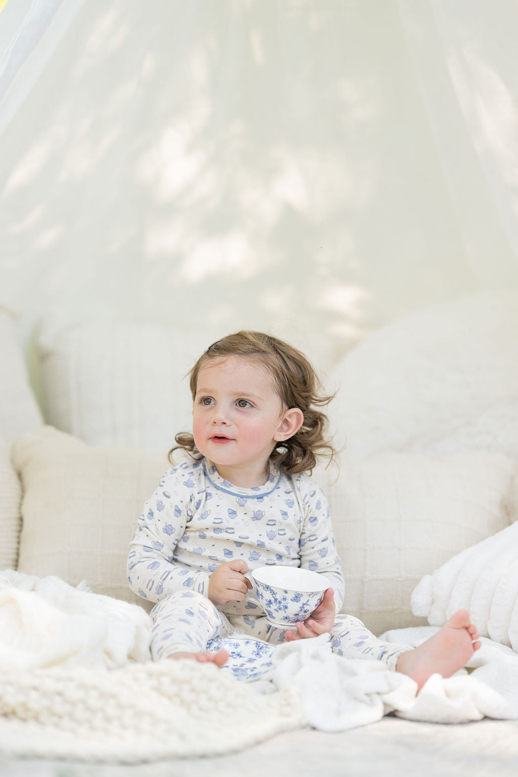 Blue Tea Party Pajama