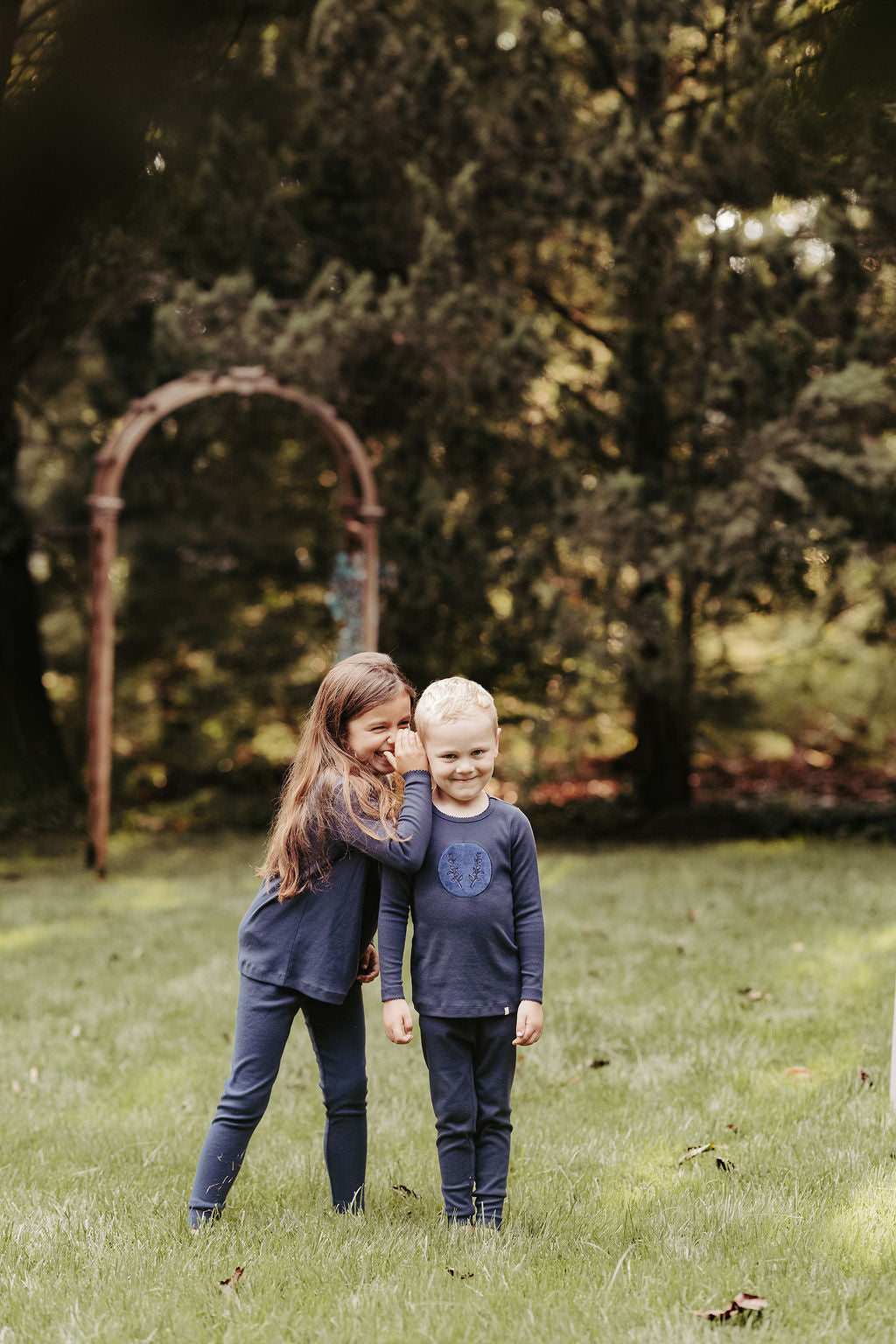 Navy Vine Patch Pajama